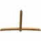 Ekena Millwork Bellingham Rough Sawn Timber Gable Bracket, Western Red Cedar, 108"W x 72"H x 4"D x 6"F, 16/12 Pitch GBW108X72X0406BEL00RWR - alternate 5